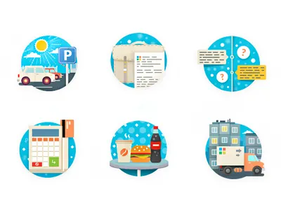 Icons flat icon