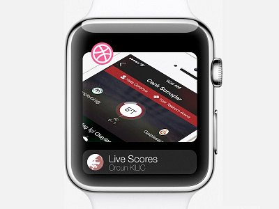 Dribbble Apple Watch Concept apple watch concept dribbble iwatch ui ux watch