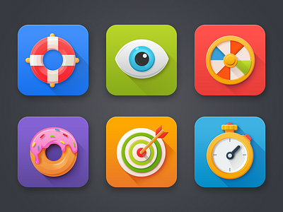 Circular Icon circular colorful icon