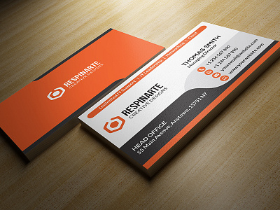 Corporate Business Card - RA56 business card corporate respinarte