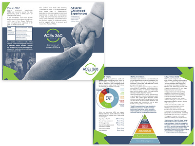 ACEs 360 brochure brochure chart design infographic iowa print