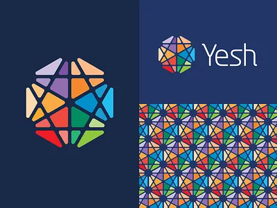 Yesh app branding dating david heisler identity jewish logo sean star