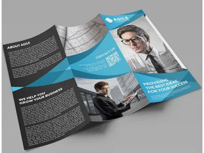 Creative Corporate Tri Fold Brochure Vol 25 a4 ad advertising branding brochure business business brochure corporate brochure graphic river template tri fold trifold