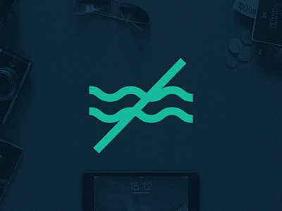 New Stuff blue branding clean dark blue green icon minimal minimalist simple turquoise