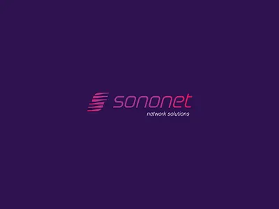 sononet logo mobile monogram network speed
