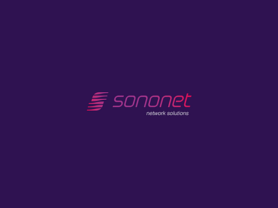 sononet logo mobile monogram network speed