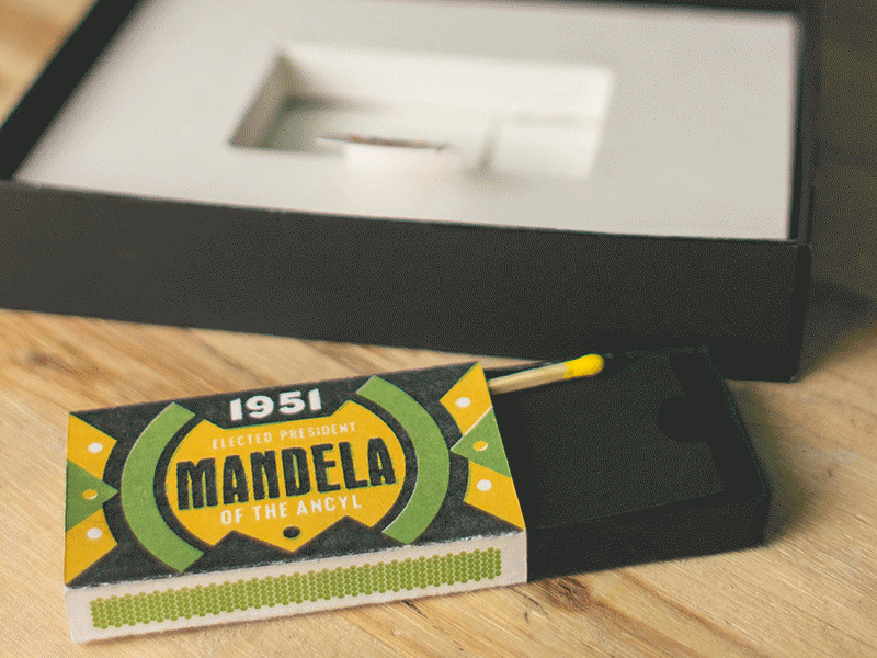 Matchbox Invitation fire history invitation invite match matchbook matchbox retro south africa spark timeline vintage