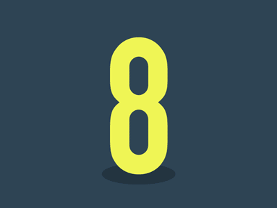 Slash 8 2d animation drawning flat frame by frame gif illustration loop photoshop slash