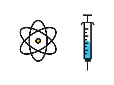 Medicinal branding iconography icons logos simplistic