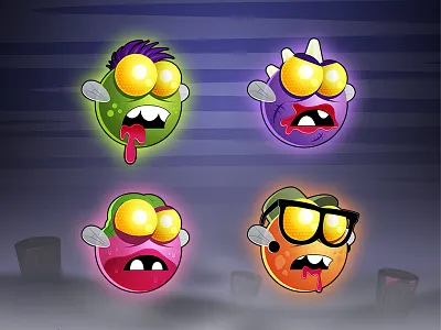 Swatta Fly Characters bug character fly fun game art illustration mobile game ui ux