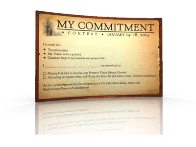 Commitment contest form