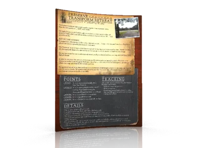 Preserve Retreat Flyer flyer retreat