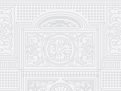 Victorian, Art Nouveau, Art Deco, Arts & Crafts architectural architecture art deco art nouveau arts and crafts detail historic historical line drawing ornament ryon edwards south carolina