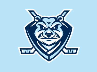 Warsaw Hockey Academy academy bear hockey logo polar sport warsaw