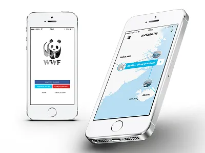 WWF Concept concept environment global warming icebear map wwf