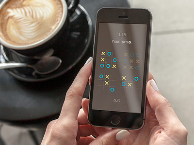 Making It Hard app color flat game gameplay ios minimal mockup showcase