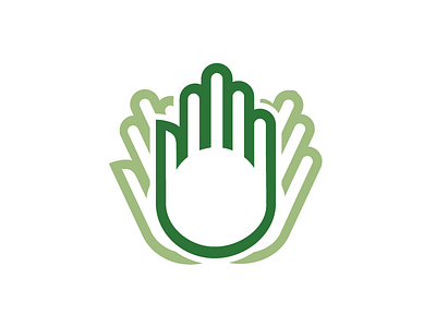 Waving hand icon illustration mono width waving