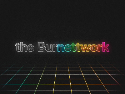 The Burnettwork burnett leo logo retro video