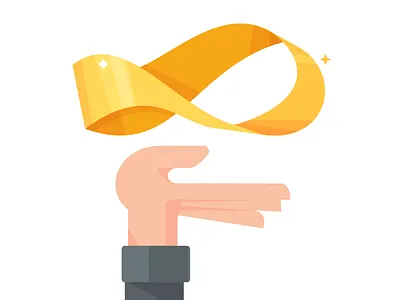 Mobius Strip band illustration infinite infinity mobius