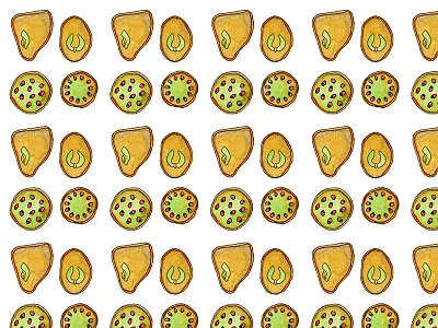 Dicot/monocot Pattern color graphic pattern plants