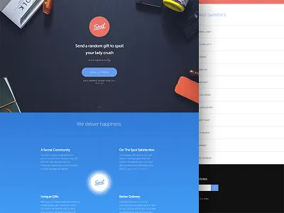 Spoil Launch app branding color colour mockup nyc spoil spoilapp website