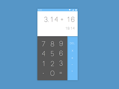 Calculator art calculator design graphic material material design ui ux visual