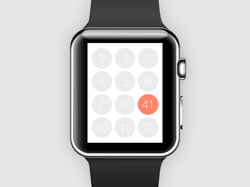 AM/PM Watch Face apple apple watch design ios ui watch