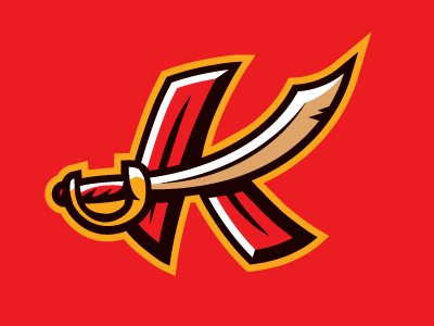 Koszalin Corsairs Alternate american corsair football koszalin logo pirate sport sword swordsa