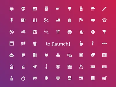 to [launch] blimp free iconography icons kickstarter skull submarine whale
