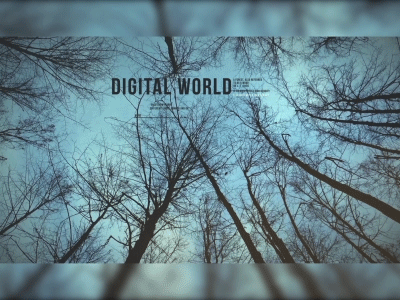 Digital World digital distortion green idm illusionary mystic nature of porcelain promo titles tracking typography