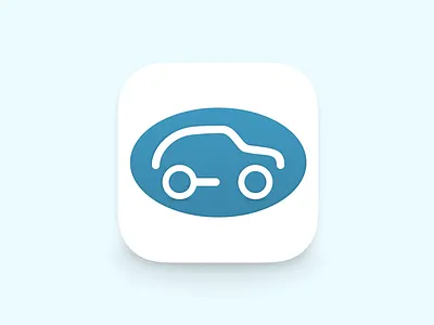 Oval Cars cab car icon ios iphone mobile oval taxi