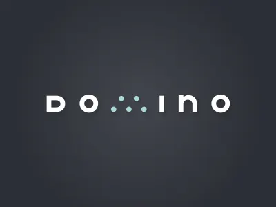 Domino logo domino dot logo dots illustrated logo james bond letter m letters logo logo design lowercase simple logo typography logo