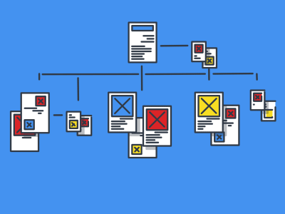 Site Map animated animation gif site web wireframe