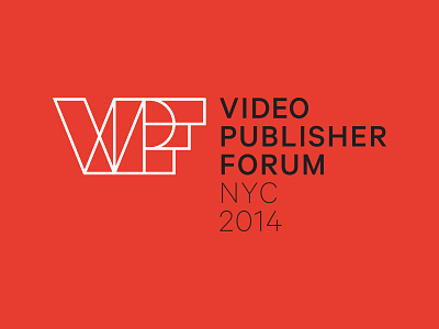 VPF Identity 2014 branding identity logo nyc red