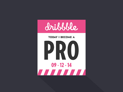 Pro Shot dribbble pro ticket