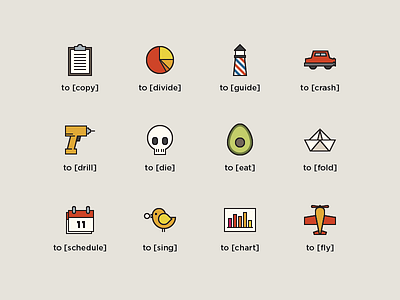 something new avocado free iconography icons illustration