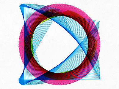 1° circle degree lines pattern