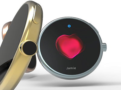 What If Apple Watch Was Round? applewatch concept