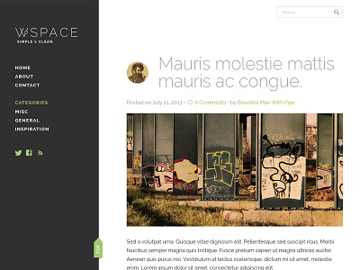 WordPress Blog blog interface ui wordpress