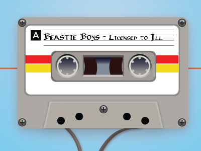 Cassette Vector cassette illustration music tape