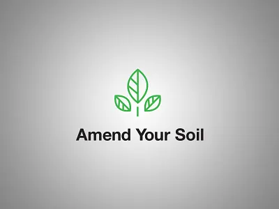 Amend Your Soil Logo v1 green logo nature plant soil