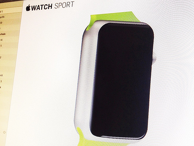 AppleWatch Sport apple mac productdesign sketch sport watch workinprogress