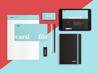 New visual identity for SAPIE brand business card ci corporate identity identity letterhead sapie stationery visual