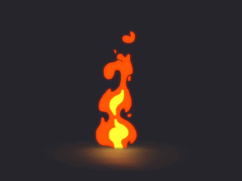 Fire Loop cel aaimation gif