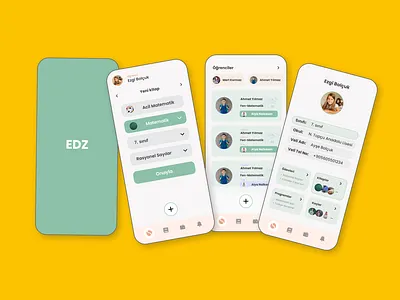 EDUCATION APP | EDZ app apps design education education app graphic design mobile app product ui uiux user interface ux