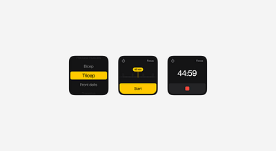 Widget - workout tracker ios ui widget