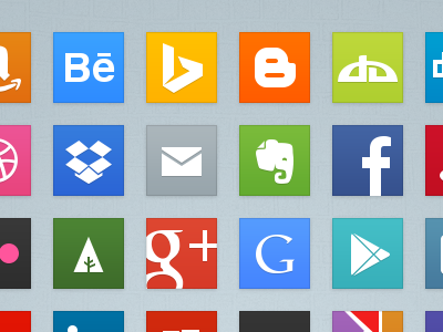 Boilerplate Social Iconset boilerplate icons social