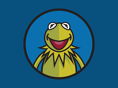 Kermit cartoon frog green icon illustration kermit line muppets puppet