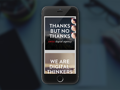 Website live ! interface iphone 6 mobile tbnt team website