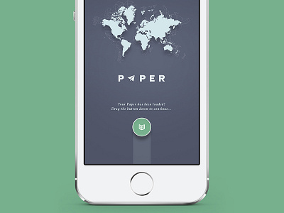 Paper App Loading Screen - loaded! app loaded loading paper ready screen splashscreen